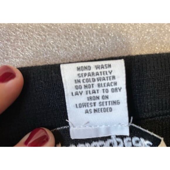 Peck & Peck Women's Black Blazer Jacket Open Front Sz Medium. Pockets. Classy - Picture 5 of 5